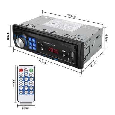 Bluetooth-stereo-autoääni FM-radio MP3-soittimen tuki TF USB AUX