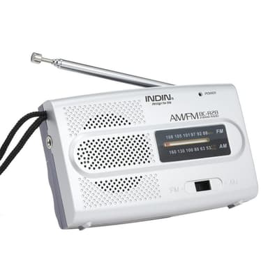 INDIN BC-R28 AM FM kannettava taskuradio minikaiuttimella