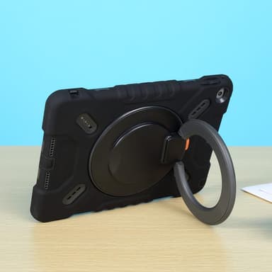 iPad 9,7 tuuman (2017)/(2018) PEPKOO 360 asteen kääntyvä tukijalka -tabletin kansi