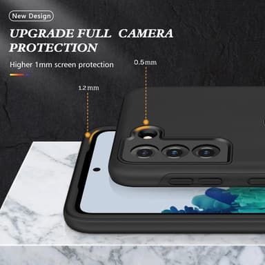 Samsung Galaxy S21 sormirengasten tukijalka hybridikotelo