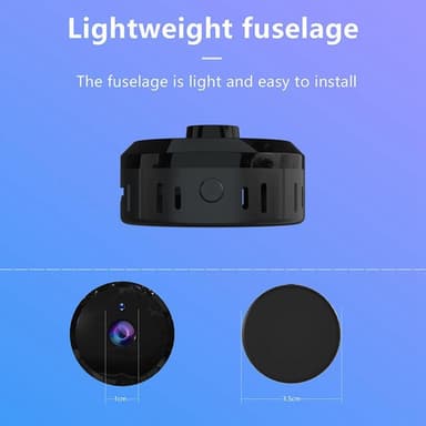 X16 Mini vakoojakamera Langaton Wifi IP-kotiturvakamera HD 1080P
