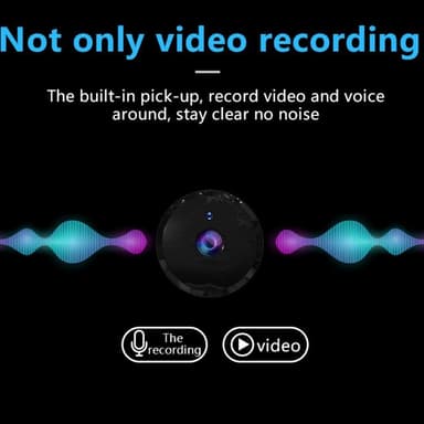 X16 Mini vakoojakamera Langaton Wifi IP-kotiturvakamera HD 1080P