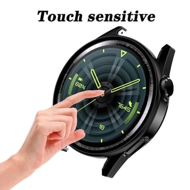 Huawei Watch GT 3 42mm kellon kotelon runko karkaistulla lasilla musta