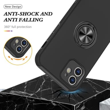 iPhone 12 sormirengasten tukijalka hybridikotelo