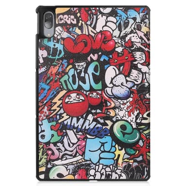 Kolminkertainen jalustan kansi Lenovo Tab P11 Pro TB-J706F - Graffiti