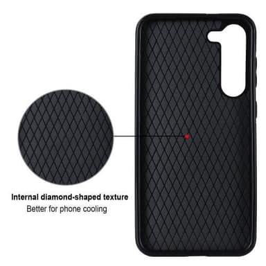 Samsung Galaxy S23 Kotelo Rhombus Rhombus Grid Pattern Takakannen Rengastuki - Ruusukulta