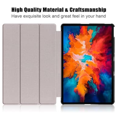 Kolminkertainen jalustan kansi Lenovo Tab P11 Pro TB-J706F - musta