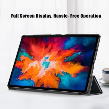 Kolminkertainen jalustan kansi Lenovo Tab P11 Pro TB-J706F - musta
