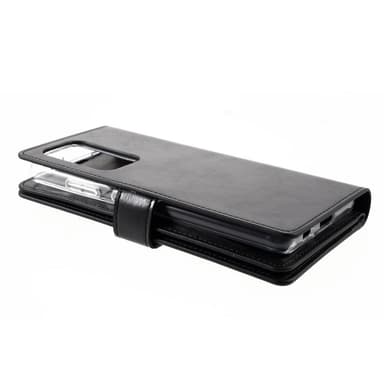 Samsung Galaxy S21 Ultra MERCURY GOOSPERY Mansoor Lompakkokotelo - Musta