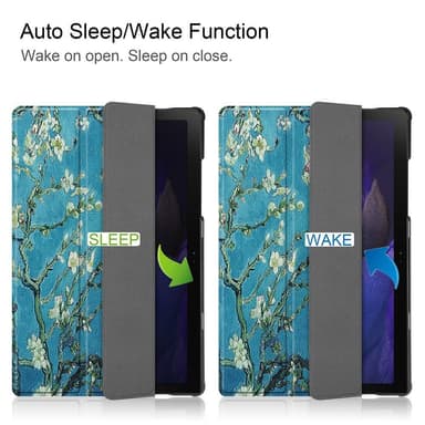 Kolminkertainen telinekotelo Samsung Galaxy Tab A8 10.5"" (2021) - Blossom