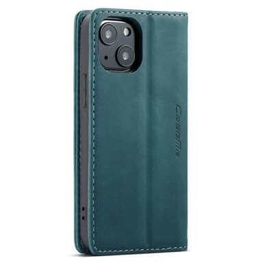CASEME Retro lompakkokotelo iPhone 13 - Sininen