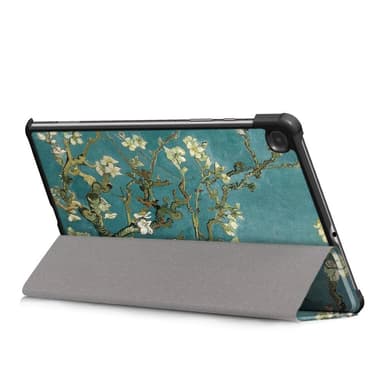Kolminkertainen telinekotelo Samsung Galaxy Tab S6 Lite -puhelimelle - kukkiva mantelipuu