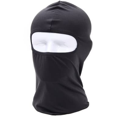 Balaklava Lycra - Musta