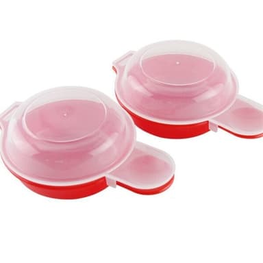 Munakeitin ja munamuotti mikroaaltouuniin - 2-pack