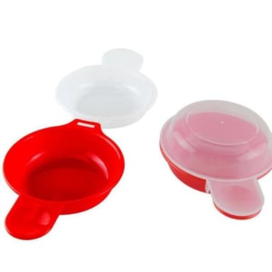 Munakeitin ja munamuotti mikroaaltouuniin - 2-pack