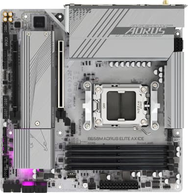 Gigabyte B650 AORUS Elite AX ICE emolevy