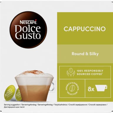 NESCAFÉ Dolce Gusto Cappuccino kahvikapselit (16 kpl)