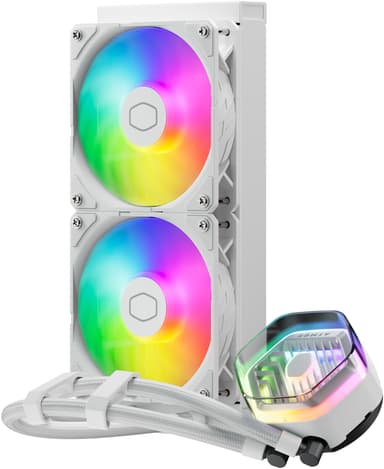 Cooler Master MasterLiquid 240 Atmos ARGB CPU nestejäähdytin (valk.)