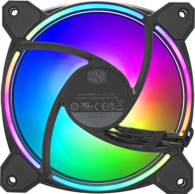Coolermaster MasterFan MF120 Halo2 RGB PWM tuuletin (3 kpl)