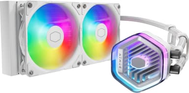 Cooler Master MasterLiquid 240 Atmos ARGB CPU nestejäähdytin (valk.)