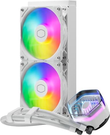 Cooler Master MasterLiquid 240 Atmos ARGB CPU nestejäähdytin (valk.)