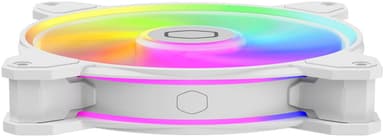 Coolermaster MasterFan MF140 Halo2 RGB PWM tuuletin (valkoinen)