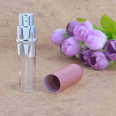Pieni täyttösuihkepullo hajuvettä varten 6 ml Hopea