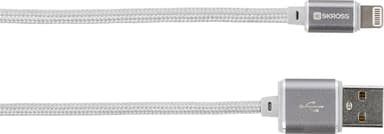 Charge'n Sync Lightning -liitin - Steel Line, vit18140