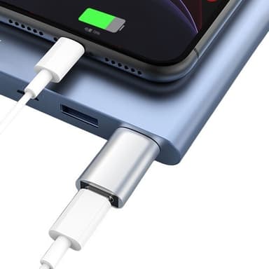 USB 3.0 (uros) - USB-C (naaras) sovitin Hopea