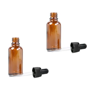 Uudelleen täytettävä pipetillä varustettu pipettipullo Ruskea 15 ml