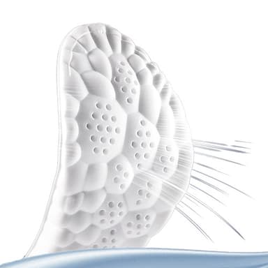 4D Ultra-Soft hengittävä pohjallinen 1 pari Musta