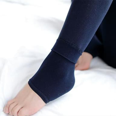 Thermal leggingsit - lämminvuoratut talviset leggingsit Tummansininen
