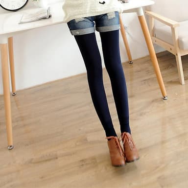 Thermal leggingsit - lämminvuoratut talviset leggingsit Tummansininen