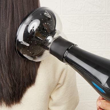 Kannettava Home Salon Hiustenkuivaaja diffuusori kiinnitys Läpinäkyvä