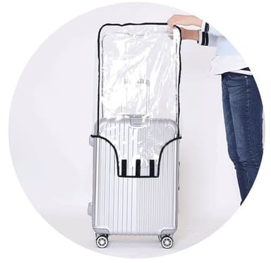 Matkalaukun kansi / matkalaukun suojakansi Läpinäkyvä 24 inch