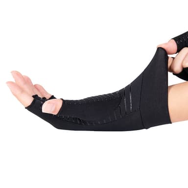 Kuparikuidusta valmistetut puolisormelliset liukumattomat fitness-pyöräilyhanskat XL