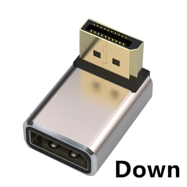 NÖRDIC Displayport-sovitin uros-naaras 8K60Hz 4K144/120/60hz