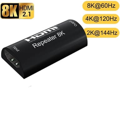 NÖRDIC HDMI Extender 8K60Hz signaalivahvistin jopa 25m HDMI Signal Booster