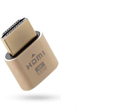 NÖRDIC valepistoke HDMI 4K -näyttöemulaattori