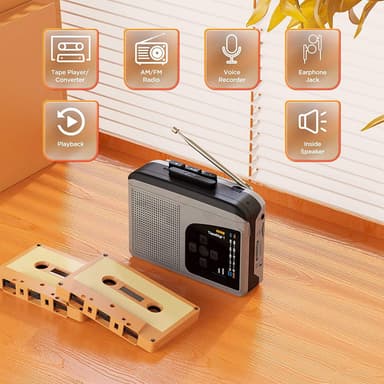 Ezcap-kasetista MP3-muuntimeksi digitaalinen kasettisoitin muuntaa nauhan MP3-muotoon MicroSD-kortille, tietokonetta ei tarvita