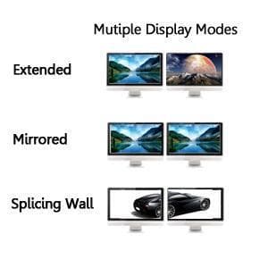 KVM-kytkin 2–2 DisplayPort–DisplayPort, 8K30Hz 4K144Hz, 3 x USB-A, 2 x 3,5 mm AUX