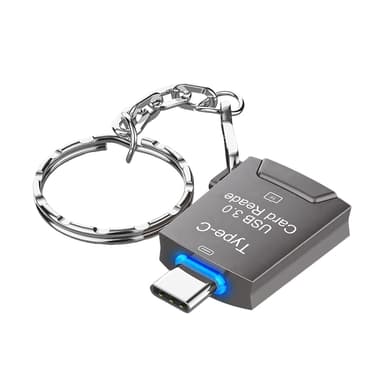 NÖRDIC USB-C 3.0 -kortinlukija MicroSD UHS-I