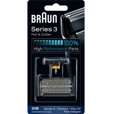 Braun Series 3 teräverkko ja terät (musta)
