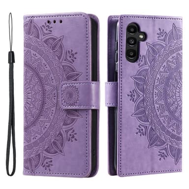 SKALO Samsung A16 Mandala lompakkokotelo - Violetti
