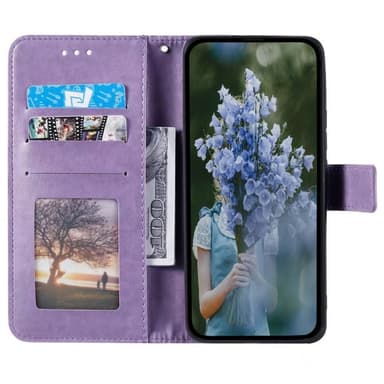 SKALO Samsung A16 Mandala lompakkokotelo - Violetti
