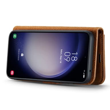 DG MING Samsung A16 2-in-1 magneetti lompakkokotelo - Ruskea