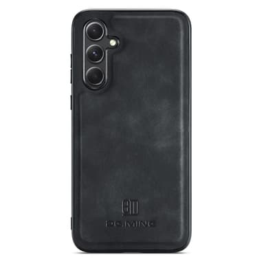 DG.MING Samsung A16 Premium PU-nahka Hybridi Suojakuori - Musta