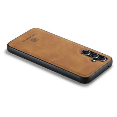 DG.MING Samsung A16 Premium PU-nahka Hybridi Suojakuori - Ruskea