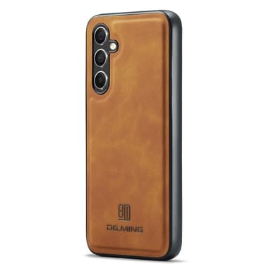 DG.MING Samsung A16 Premium PU-nahka Hybridi Suojakuori - Ruskea