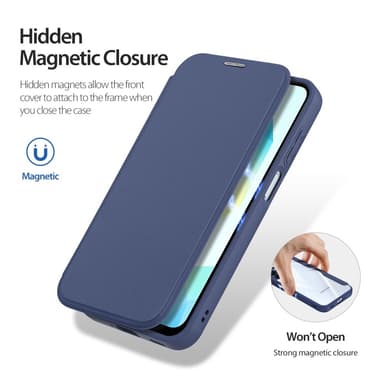 DUX DUCIS Samsung A16 Skin X Pro Lompakkokotelo - Sininen